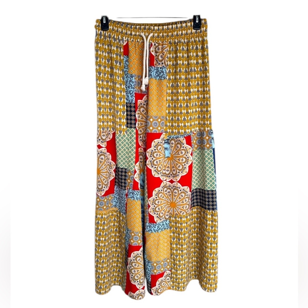Ces Femme Multicolor Wide Leg Pants